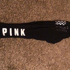 Victoria Secret PINK black leggings size small.